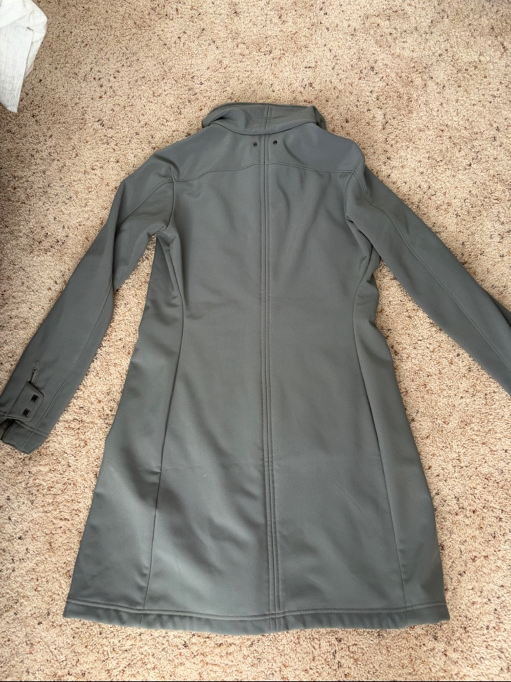 Mountain Hardwear Women's Gray Trench Softshell Coat Size Large - Picture 7 of 10